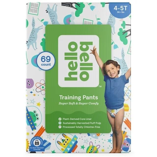 Image of Hello Bello Training Pants 4T-5T, Bedtime Stories and Space Travelers, 69ct Box