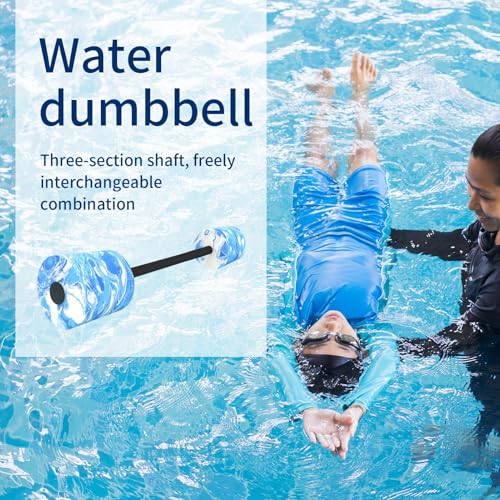 Mancuernas acuáticas ligeras para tonificación y natación suave 2