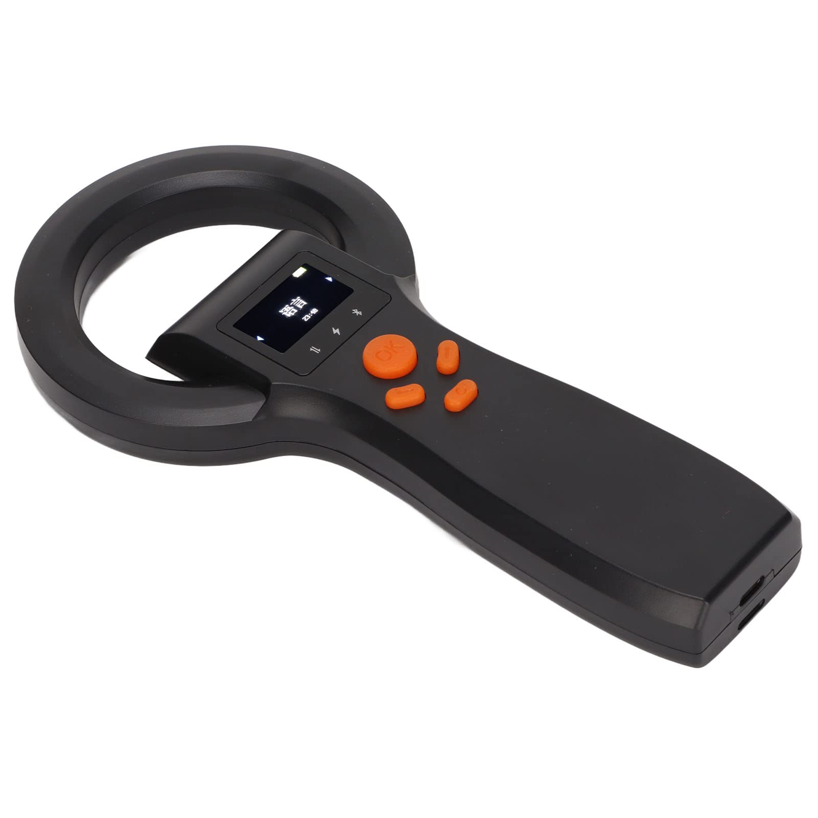 Wakects Tag Reader Wireless Pet ID Scanner, 134.2KHz (BLACK)