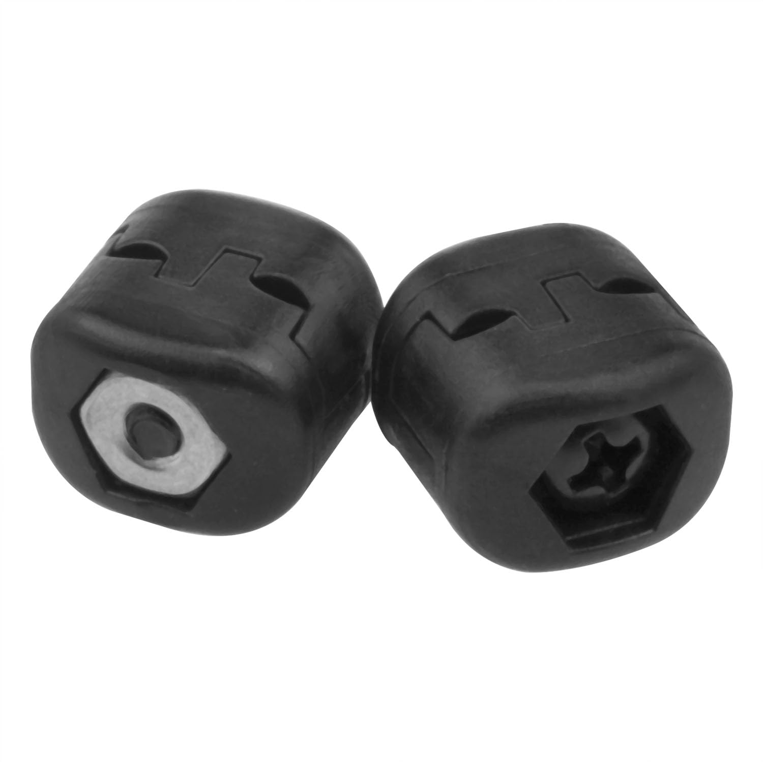 PIYANYO Bow Buckle Drop Away Bow Rest Clip Buckle Plastic Outdoor Archery Hunting Shooting Adjustment Bow String Accessories Black 2PCS