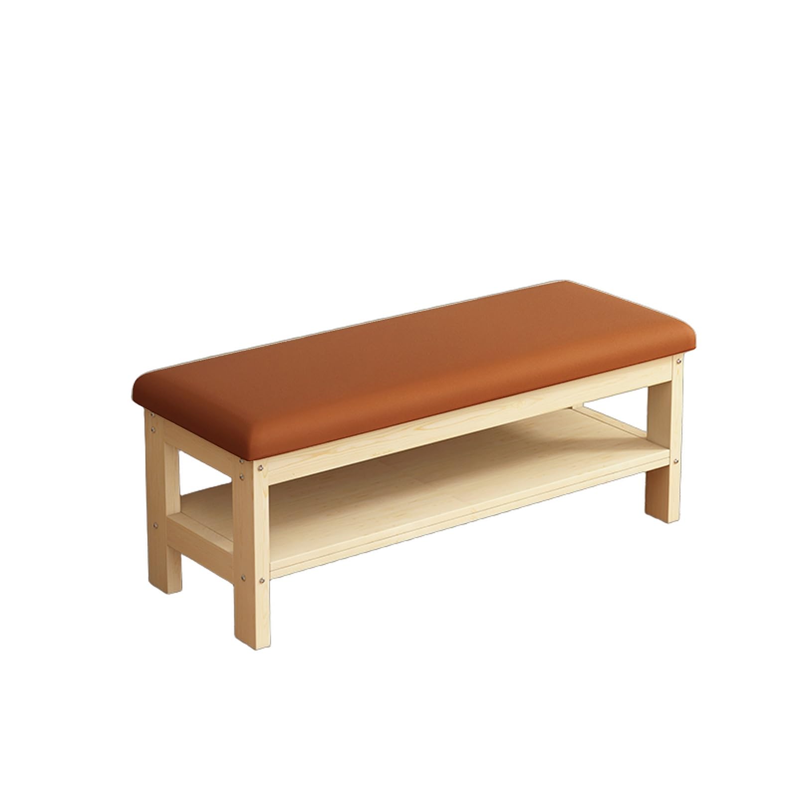 Meuble de rangement chaussures en bois et banc d'entrée marron pour organiser votre intérieur