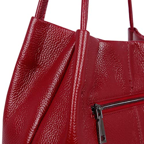 Image of Iswee Soft Leather Tote Bucket Bag Hobo Shoulder Purse and Handbags Women | Large Size Roomy Pocketbooks Ladies Bag Everyday Bag Casual Work Travel Designer Hand Bag