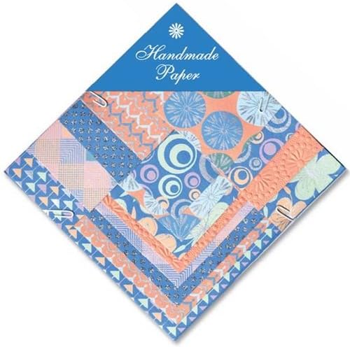 Shizen Handmade Paper Assortments - Square Packs - Peach, Sky Blue, and Teal