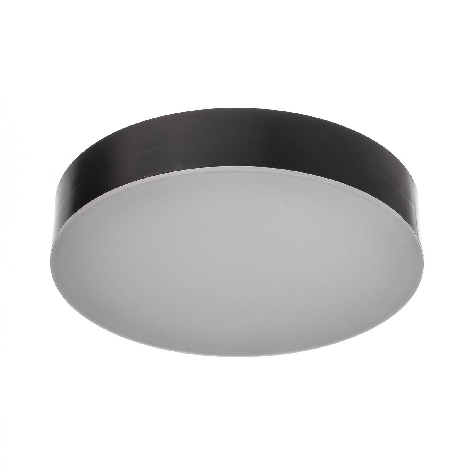 Lindby Lahja Led Outdoor Ceiling Lamp, Anthracite, Sensor, Ip65