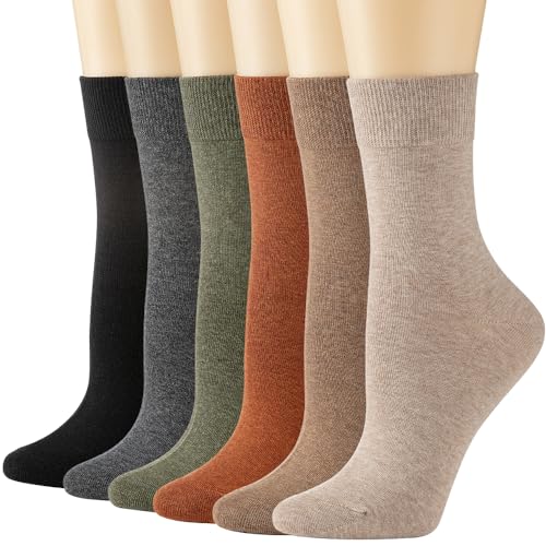 Image of Losa Kute Womens Crew Socks For Women Size 7-9 Women's Cotton Sock
