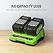 Greenworks 24V 4.0Ah USB Battery (2-Pack) Starter Kit + Dual Port Rapid Charger (Genuine Greenworks Parts)