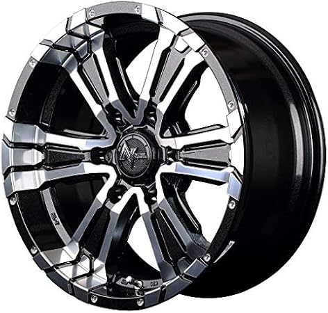 Amazon Mid Nitro Power Cross Claw ホイール ブラックメタリック ミラーカット 16インチ 6 5j 38 6h139 国産車 入数 1台分 4本 ホイール 車 バイク