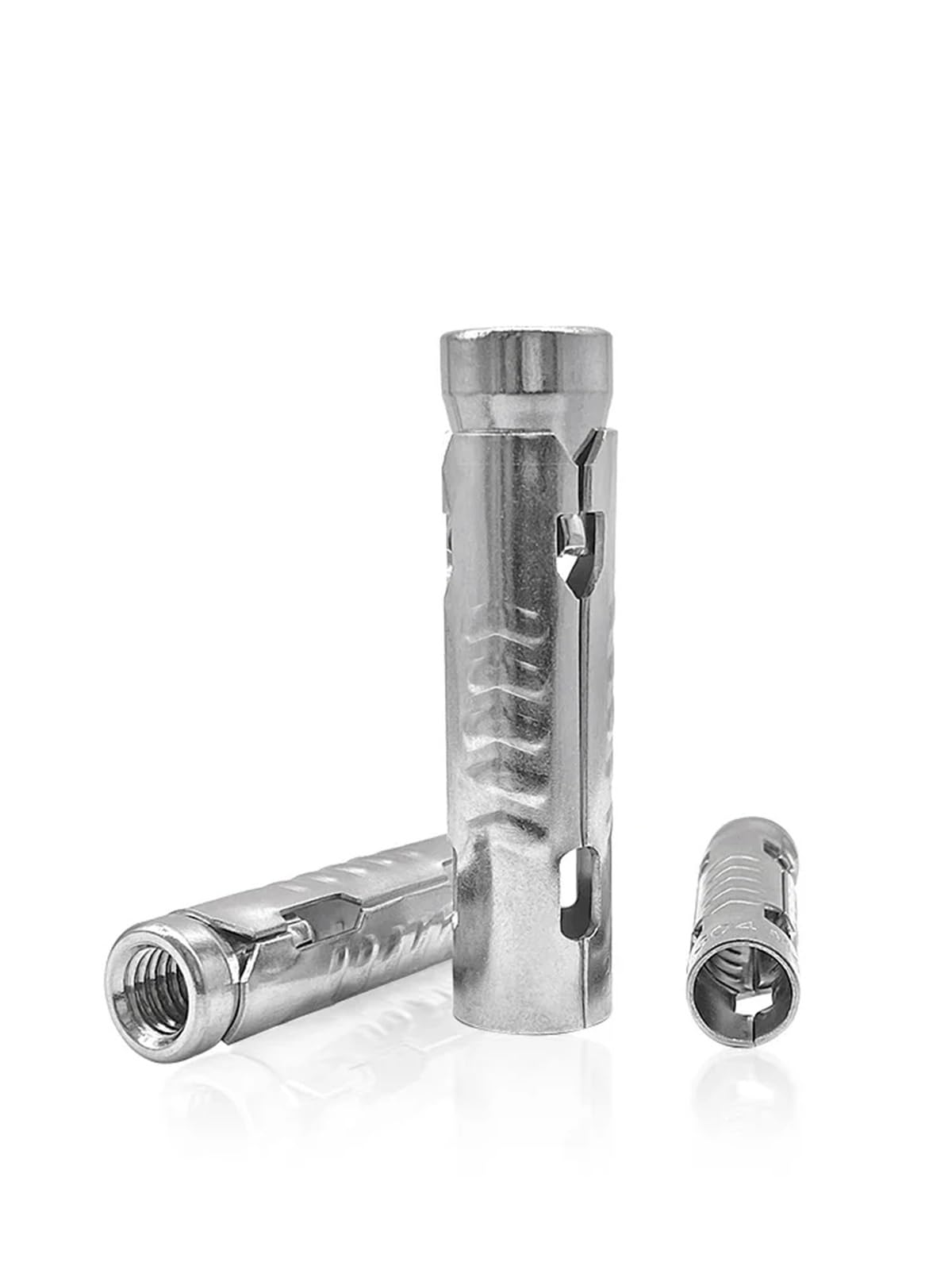 Pernos de Expansión M6 M8 M10 M12 304 Tubo de escala SUS acero inoxidable Perno expansión interno una pieza tres piezas Tornillo anclaje hormigón(M8,50Pcs)