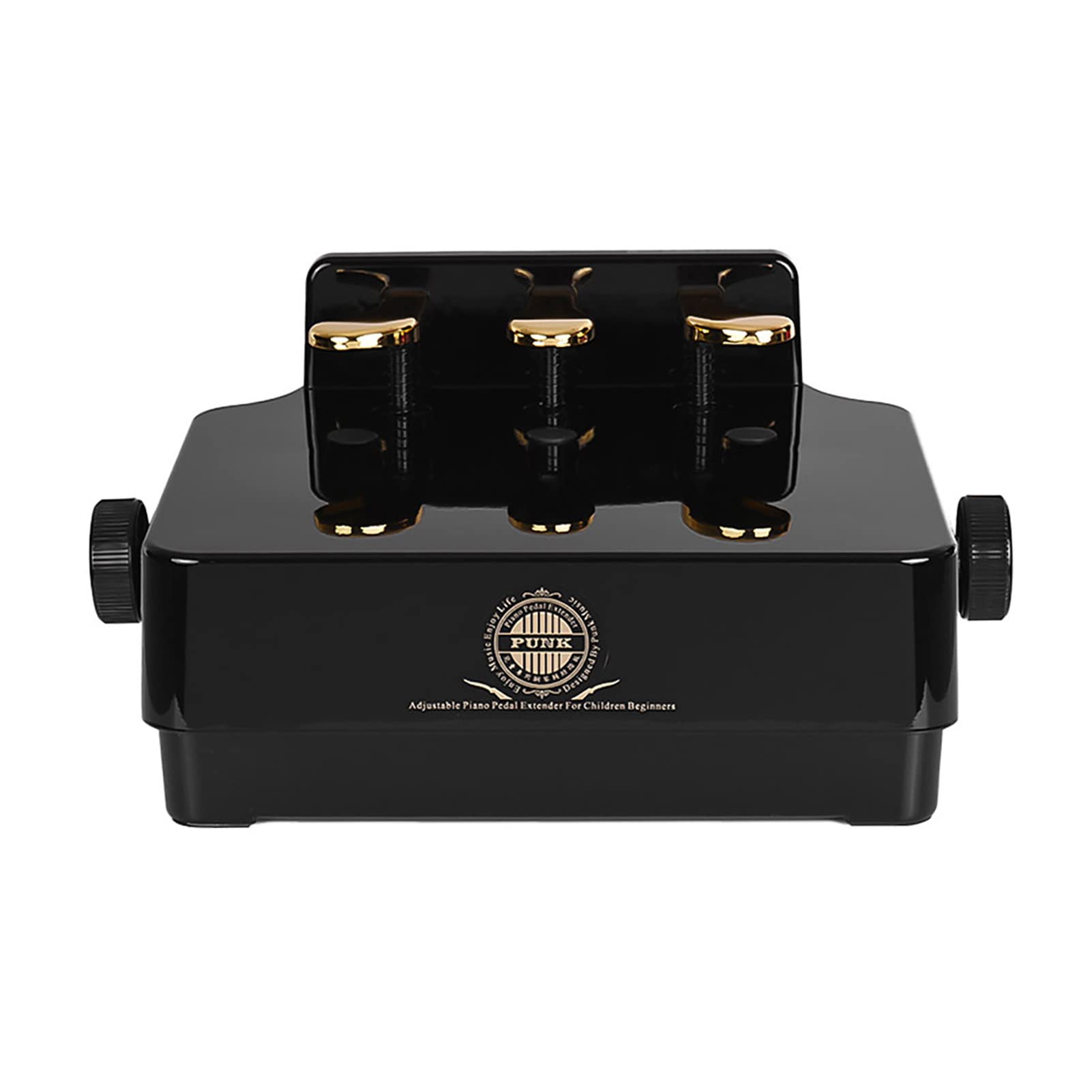 Piano Pedal Extender, Piano Pedal Extender Bench for Kids Adjustable Height with 3 Pedals Children Piano Teaching Aid Accessory