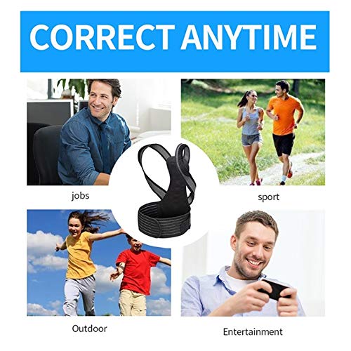 Correcteur de posture pour soulager le mal de dos blanc XS