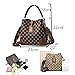 PHEVOS Women Purse and Handbags Tote Bags Fashion Ladies Satchel Shoulder Bag Top Handle Hobo Purse (coffee)