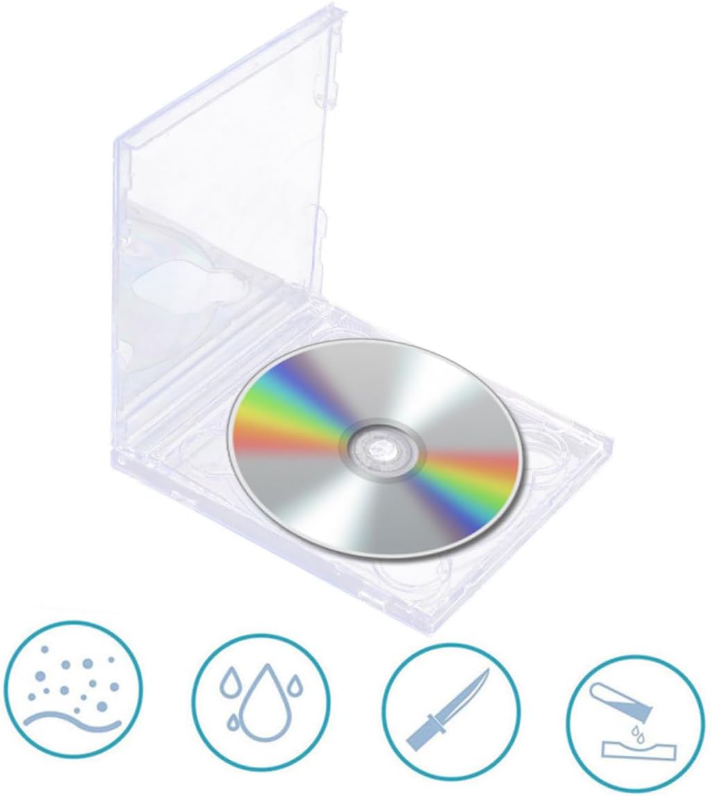 5pcs Dual Cd Jewel Case Tray for Media Storage Cd DVD Holder for Safe Transport and Organization
