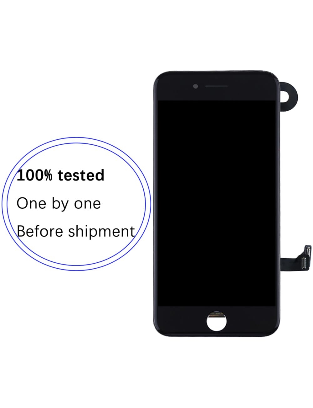 Écran pour iPhone SE 2020/SE 2nd A2275 A2296 A2298 | avec Kit de réparation，Affichage HD，Remplacement d'écran
