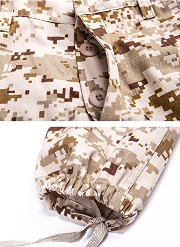 Miniatura 7 de Tactical Airsoft Niños Ropa Niños BDU Caza Militar Camuflaje Combate Traje Uniforme