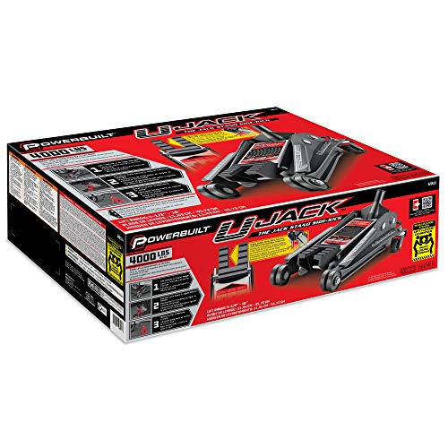 Powerbuilt 620516 2 Ton, U 4000 Lbs Ujack Garage Jack #TOP7