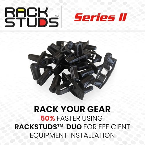 Image of DUO50 1RU Series II Rack Mount Solution - Effortless Alternative to Traditional Rack Screws and Cage Nuts & Server Rack Screws Ideal for Server Hardware Setup - 50 Pack, Universal Version