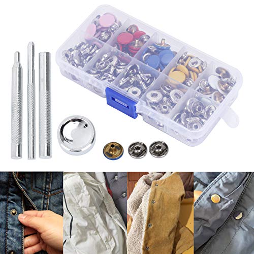 Ferramenta de pressão de couro, kit de fixação de pressão, alta qualidade durável 1 conjunto colorid