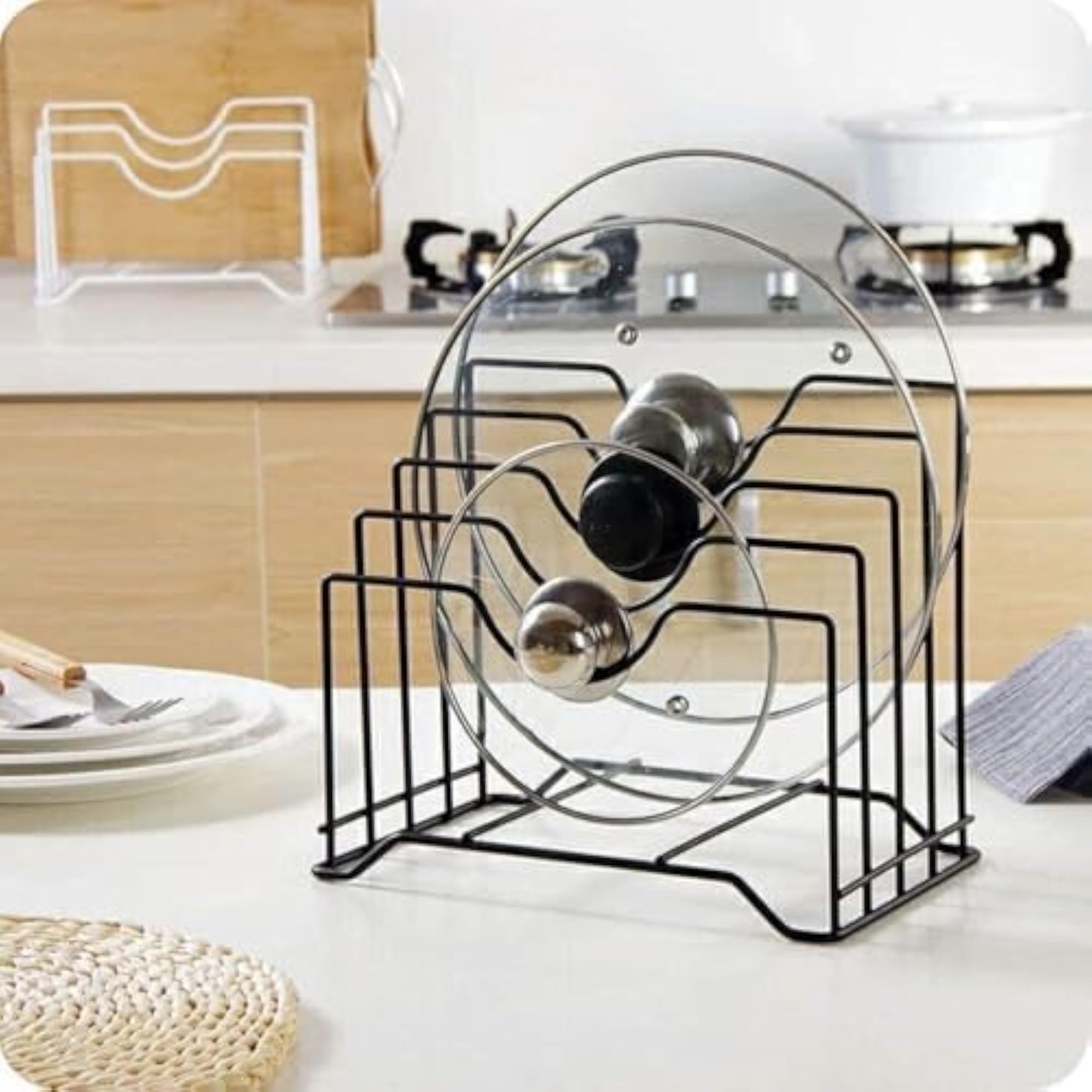Multifunctional Countertop Kitchen Organizer Rack