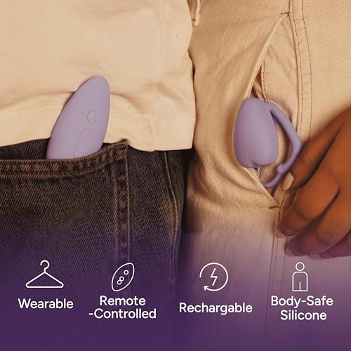 Image of MyMuse Throb Body Massager For Women | Remote Controlled & Wearable | 10 speeds | Electric, USB-Rechargeable, Waterproof - Lavender Haze