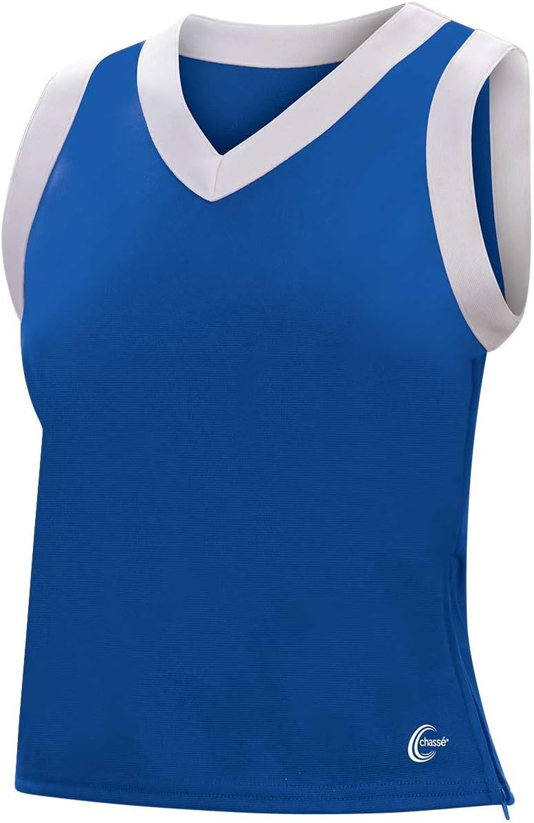 Chasse Classic Dreamer Cheer Shell – Double Knit Uniform Top – Sleeveless Cheerleading Shirt