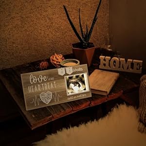 LED Illuminated Baby Sonogram Picture Frame - Countdown Weeks Feature, 4"x3" Ultrasound Photo for Pregnancy Announcements, Gender Reveal, Baby-Shower, New Mom Gifts, Keepsake for Expecting Parents LED Illuminated Baby Sonogram Picture Frame Countdown Weeks Feature 4×3 Ultrasound Photo for Pregnancy Announcements Gender Reveal Baby Shower New Mom Gifts Keepsake for Expecting Parents