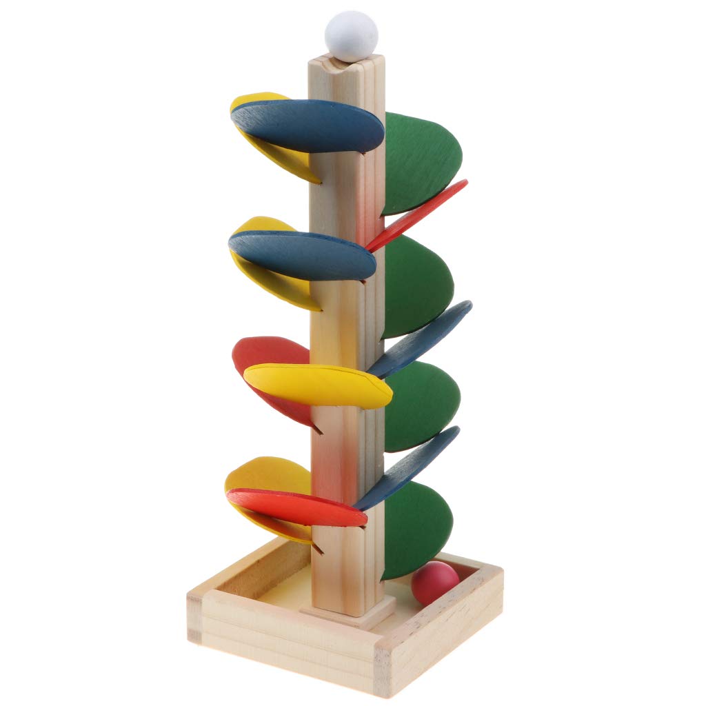 wooden tree marble run