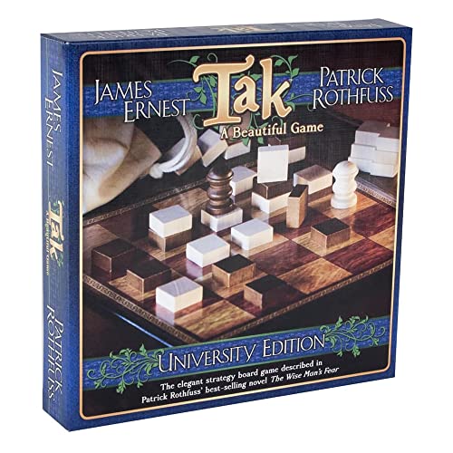 Cheapass Games Tak: University Edition - 2 Player Abstract Board Game, An Elegant Head To Head Strategy Game, Greater Than Games #TOP7