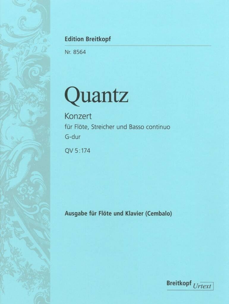 FLOTENKONZERT G-DUR QV 5:174 / FLUTE CONCERTO FLUTE TRAVERSIERE      Sheet music – January 1, 2000