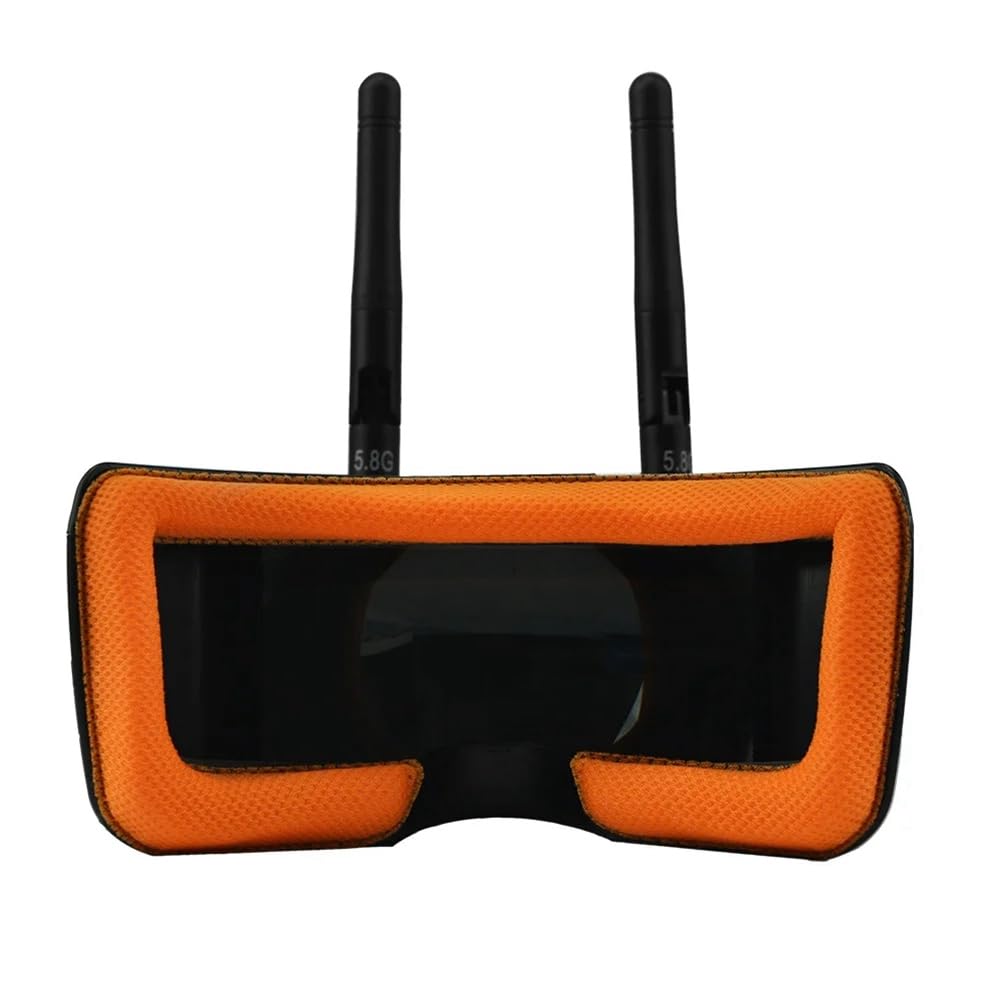 Mini Occhiali FPV 5.8G 40CH Doppia Antenne Occhiali FPV Ricerca Automatica Schermo LCD da 3.0 Pollici 480x320 per RC Racing Drone