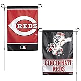 Wincraft MLB Cincinnati Reds 12x18 Garden Style 2 Sided Flag, One Size, Team Color