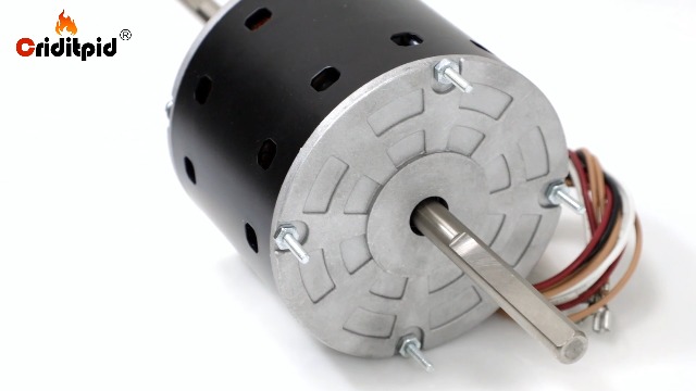 Image of Criditpid D1092 RV Air Condenser Blower Motor with Capacitor Replacement for Fasco D1092 7184-0156 1468-3069 Coleman Mach RV AC Fan Motor, 1 /3 HP, 1675 RPM Motor Fan Replaces Broad-Ocean Y6L457D01L