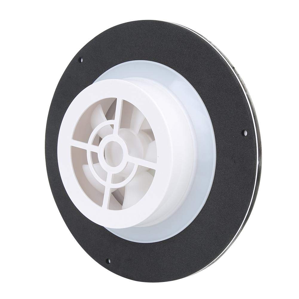 FastUU Ventilatore solare, Ventilatore solare in acciaio inossidabile, Ventilatore di scarico per barca, Ventilatore di ventilazione sicuro silenzioso impermeabile