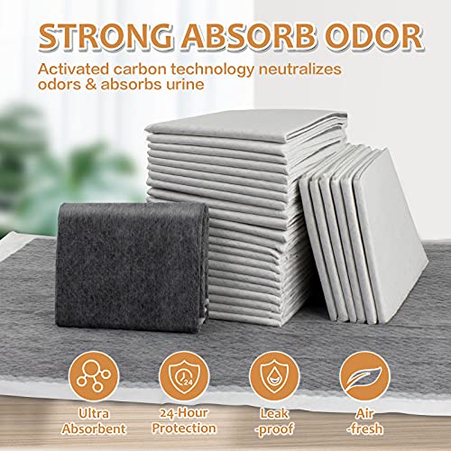 HIDOGGYLD Charcoal Dog Pee Pads Extra Large 28