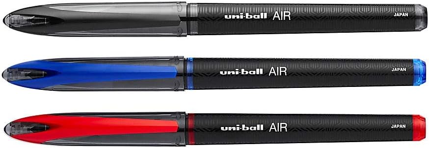 uni-ball Air Rollerball Pen, 7 mm, Assorted Ink, 3/Pack (1927595)