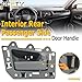 OCPTY Door Handle Interior Rear Right Passenger Side Replacement fit 2005-2011 for Jeep Grand Cherokee Gray