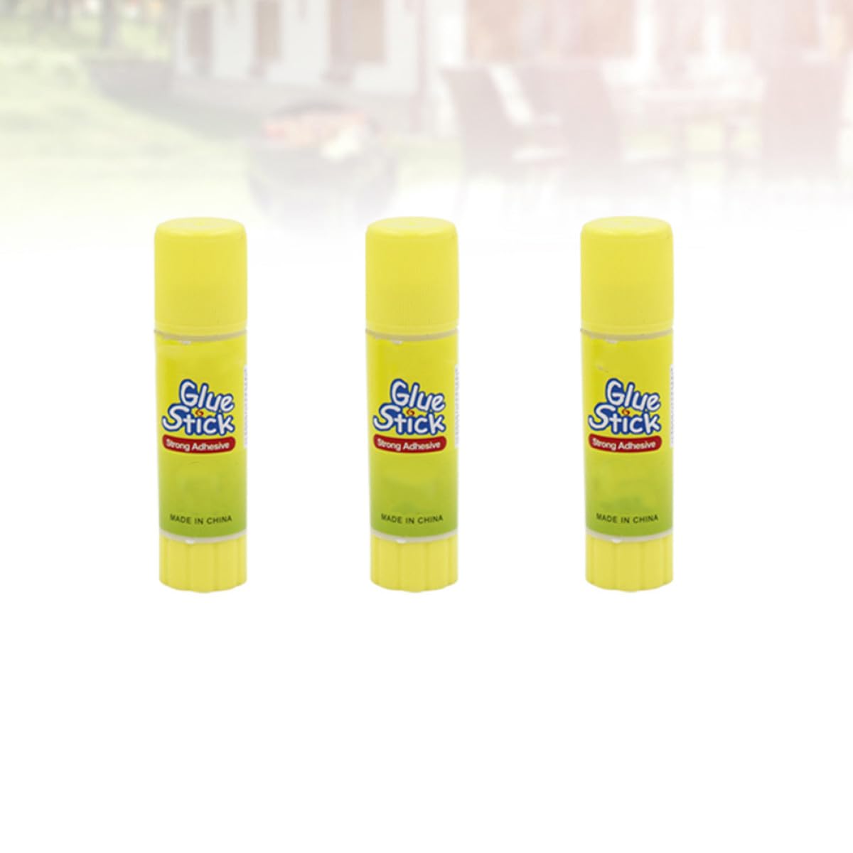 12pcs Solid Glue Sticks Strong Adhesive Lightweight Portable for School Office Crafting Safe and Easy to Use White Glue Stick