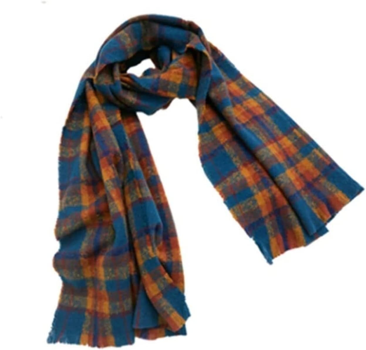 [REEKOS] 冬 スカーフ マフラー ファッションスカーフレディース秋冬スカーフ暖かく快適な格子縞のスカーフ ストール ショール