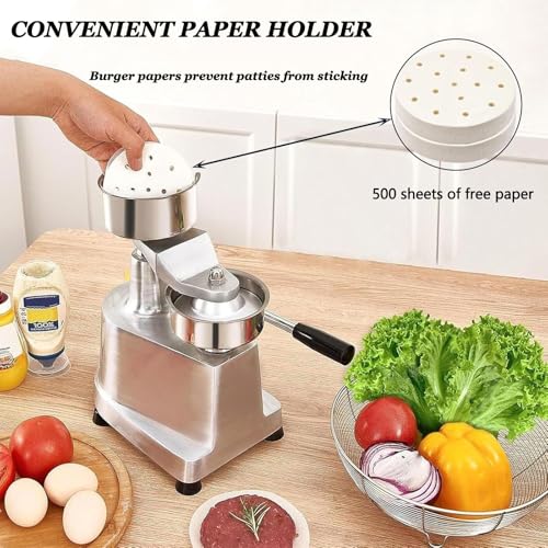 Burger Patty Maker, Pressa Commerciale per Hamburger Fatti In Casa, Cucina Carne Formando Processore