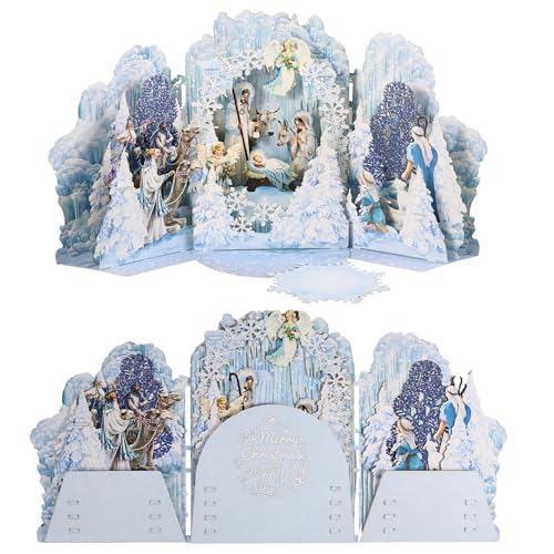 Popupnativitychristmascards3dholynightnativityjesuschristbirthscenehandcraftedholyfamilydecorationmerrychristmasgiftreligiousholidaygreetingcardnotecardenvelope  Urban Country Home Decor Pop up nativity christmas cards 3d holy night nativity jesus christ birth scene handcrafted holy family decoration merry christmas gift religious holiday greeting card notecard envelope  urban country home decor