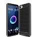 Produktbild Cruzerlite HTC Desire 12 hülle, Carbon Fiber Shock Absorption Slim TPU Cover Schutzhülle für HTC Desire 12 (Black)