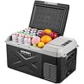 BODEGA BODEGACOOLER 12 Volt Car Refrigerator, 18 Quart Portable Freezer, Car Fridge -4?-68?, Compressor Electric Cooler 12/24V DC100-240 Volt AC for Outdoor RV Camping Travel Vehicles Home Use, Black