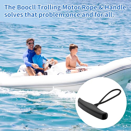 Image of 2Pcs MKA-45 Trolling Motor Rope & Handle, Lift and Release Rope for Maxxum and Edge Bow-Mount Trolling Motors -Compatible with Minn Kota Trolling Motor Parts,Sports & Outdoors