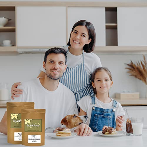 White Organic Popcorn Kernels (5Lb) Be Still Farms - Hulless Uncooked Corn Bulk Ideal For Popping - Healthy Microwave Snacks Great For Movie Night - Usa Grown | Usda Certified | Non-Gmo | Vegan #TOP5