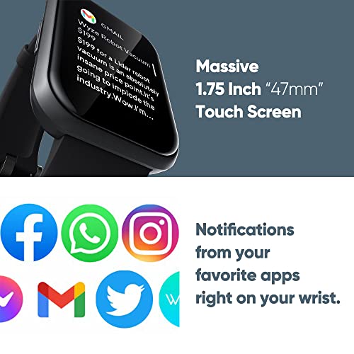 Wyze Smart Scale X Black & Wyze Watch 47C Bundle #TOP5