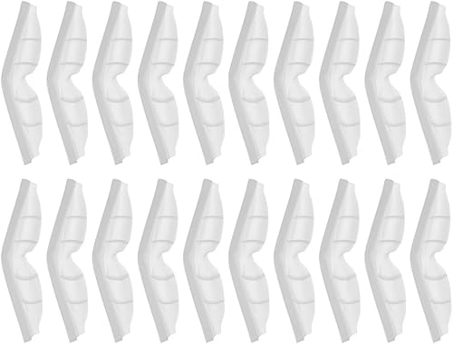 Almohadillas para puente de nariz, tira de protección de silicona, almohadilla de nariz, marco de soporte interior, 20 unidades