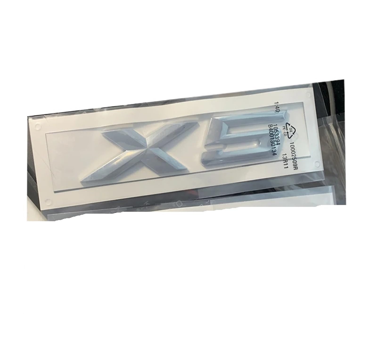 Autocollant Emblème Lettre BMW X6 (noir Mat) : Pour Personnaliser Ou Remplacer Ton Logo Coffre - 5