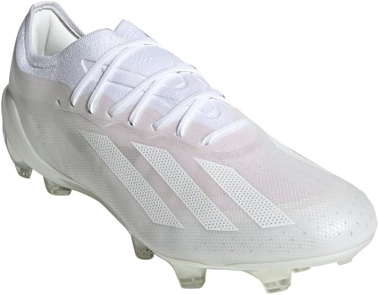 Elevate Your Game with Top-Rated Firm-Ground Football Boots 5 adidas Mens X Crazyfast.1 Firm Ground Soccer Cleats Cleated, Firm Ground - White - Size 8.5 M