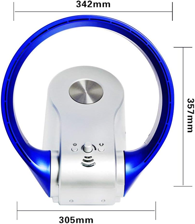 Wall Type Bladeless Household Ultra-Quiet Wall Hanging Electric Shaking His Head Timing Air Circulation (Size: 30.5 35.7 34.2 cm)