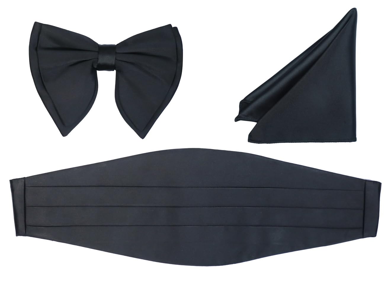 Men's Cummerbund Set with Pocket Square (C-1)