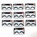 Milliongadgets(TM) 10 Pair Reusable Charming Cross Fake False Eyelashes